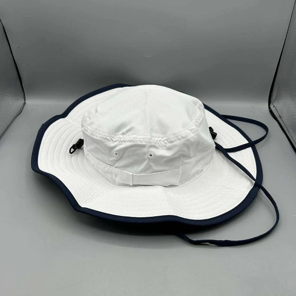 The Game Hat Men White Blue Blank Plain‎ Ultralight Boonie Cap New